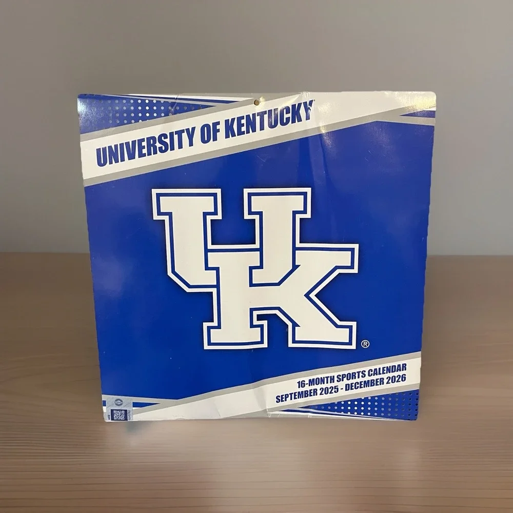 University Of Kentucky Calendar Wildcats Football 16 Month 12